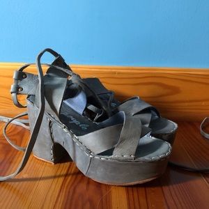 Free People Wrap Clogs